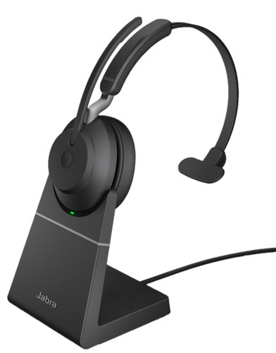 Беспроводная моногарнитура Jabra Evolve2 65 + Док-станция черный 2020