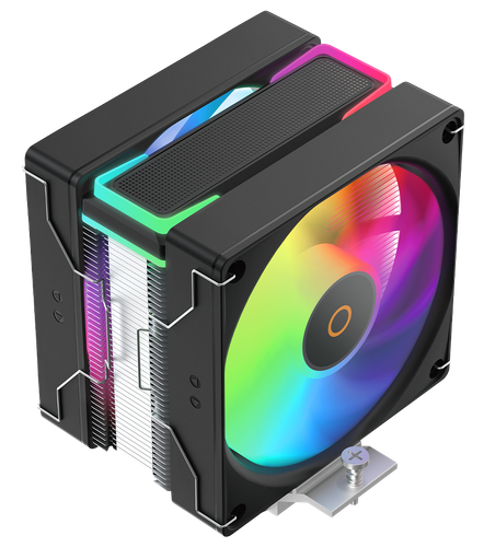 Кулер для процессора Ocypus Delta A40 SE Dual Fan ARGB [Delta-A40-BK2AAWN00S-GL] черный