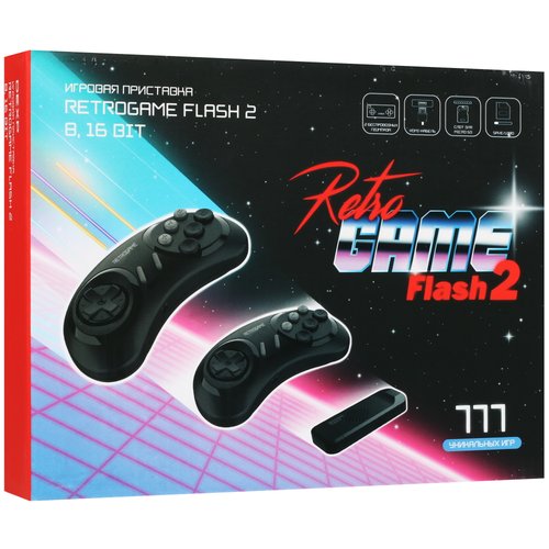 Retro-konsol DEXP RetroGAME Flash 2 + 777 o'yinlar