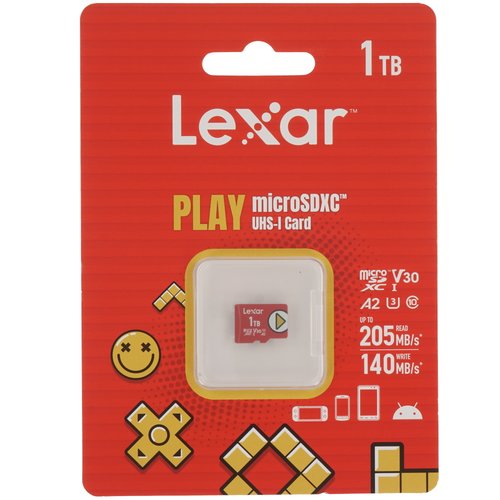 Карта памяти Lexar PLAY microSDXC 1000 ГБ [LMSPLAY001T-BNSNG]