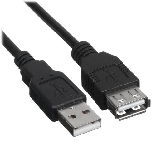 Cable DEXP USB Type-A - USB Type-A black 2 m