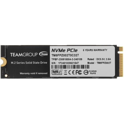 2000 ГБ M.2 NVMe накопитель TEAMGROUP T-FORCE CARDEA A440 [TM8FPZ002T0C327]