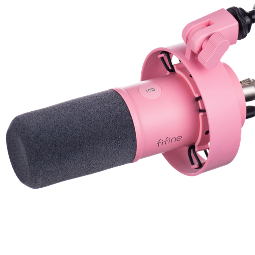 Микрофонный комплект Fifine K688 розовый