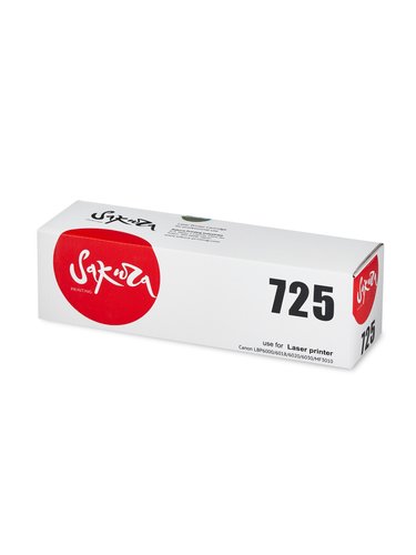 Картридж лазерный SAKURA SACRG725 черный, с чипом