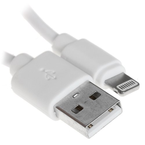 Cable FinePower Lightning 8-pin - USB Type-A white 0.5 m