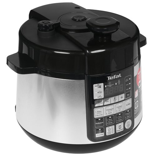 Мультиварка-скороварка Tefal CY621D32 серебристый