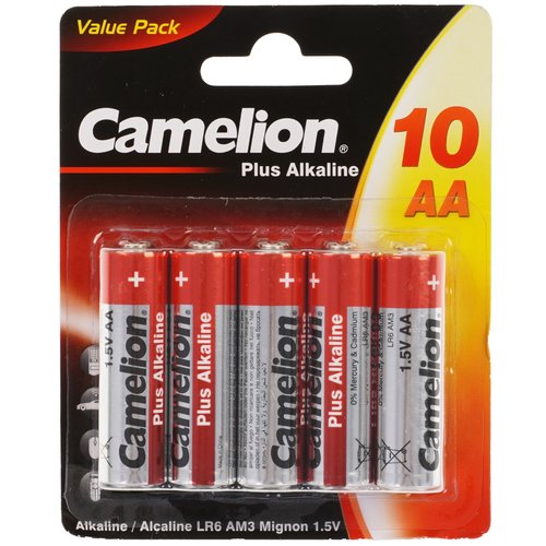 Батарейка Camelion LR6-BP10 AA (LR6/ER14505/FR6/R6P)