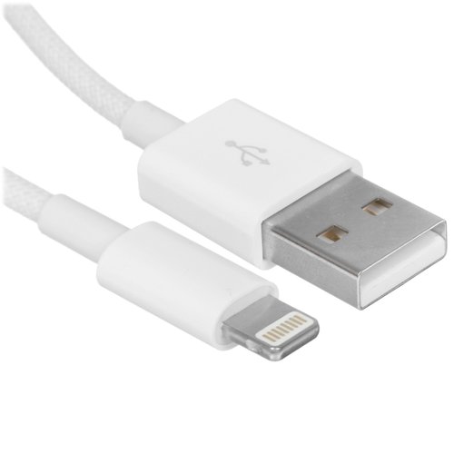 Кабель DEXP Lightning 8-pin - USB Type-A белый