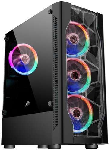 Корпус 1STPLAYER DK-D4 [D4-BK-4G6] черный