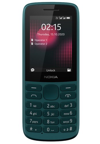 Сотовый телефон Nokia 215 DS 4G зеленый/черный