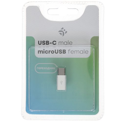 Adapter DEXP micro USB-B - USB Type-C white
