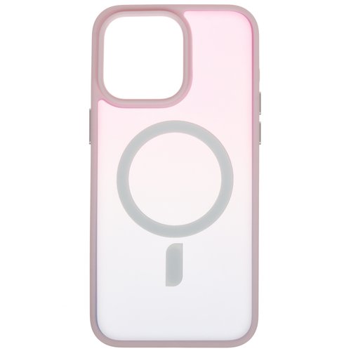 Накладка  Aceline Gradient для Apple iPhone 15 Pro Max розовый