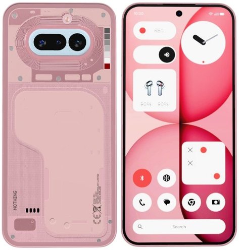6.78" Смартфон Nothing Phone 4a 128 ГБ розовый