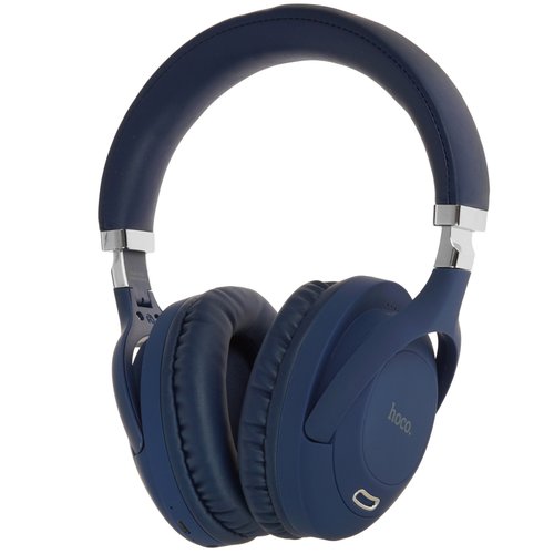 Bluetooth гарнитура hoco. W32 [охватывающие, закрытые, микр., регулятор громкости, синий]