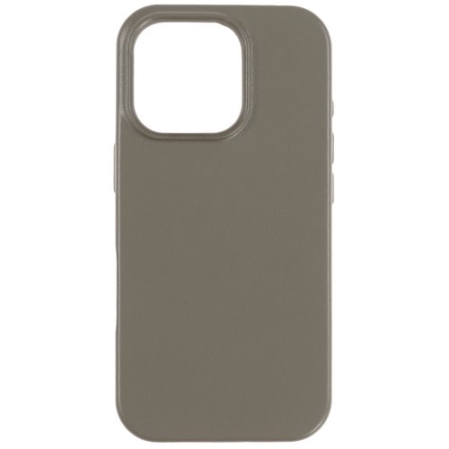 Накладка  uBear Capital Leather Case для Apple iPhone 16 Pro серый