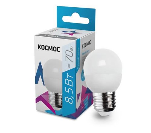 Комплект светодиодных ламп Космос Lksm_LED8.5wGL45E2745