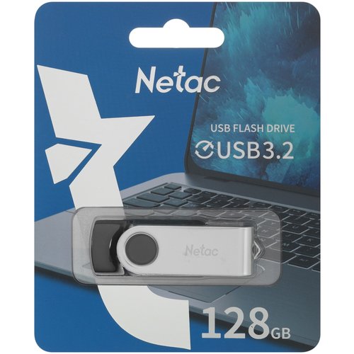 Память USB Flash 128 ГБ Netac U505 [NT03U505N-128G-32BK]