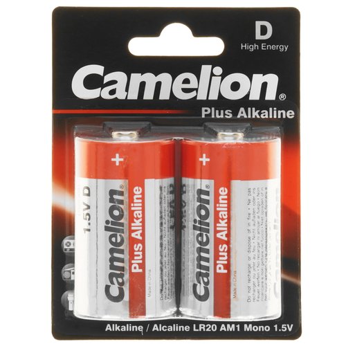 Батарейка Camelion LR20-BP2 D (LR20/R20/ER34615)