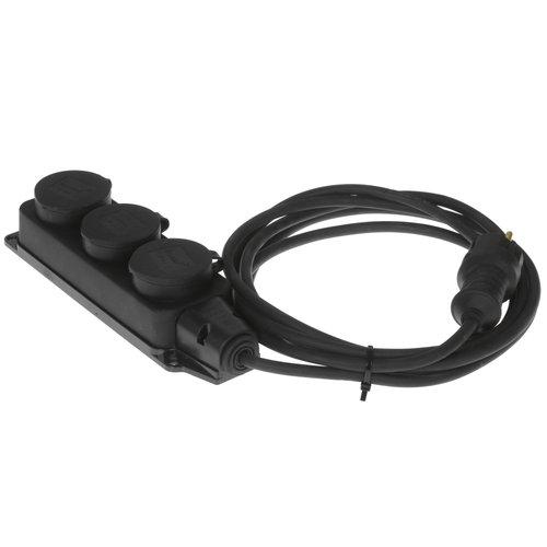 Удлинитель силовой DEXP OD017 черный