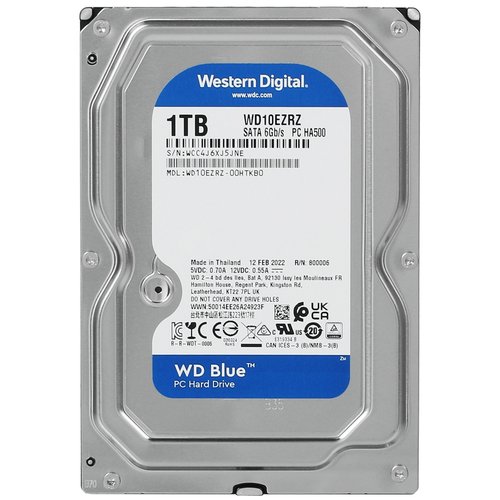 1 ТБ Жесткий диск WD Blue [WD10EZRZ]