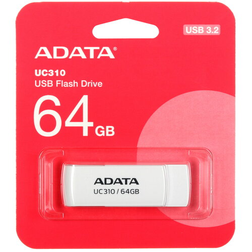 Память USB Flash 64 ГБ A-Data UC310 [UC310-64G-RWH]