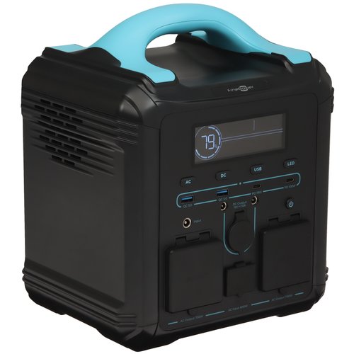 Portable power station FinePower Zeus 500 black