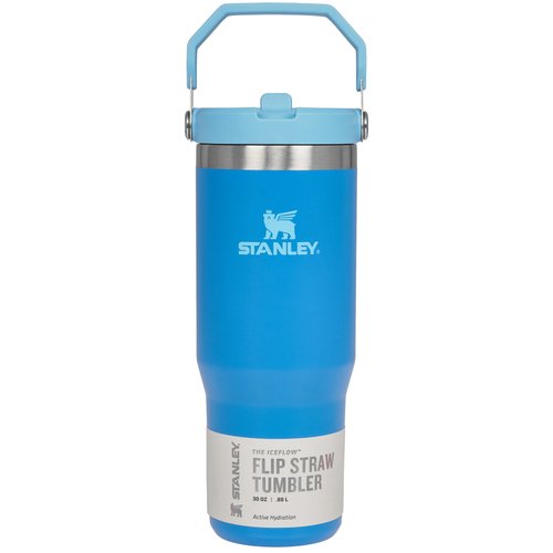 Термокружка Stanley IceFlow Flip Straw Tumbler 10-09993-313 голубой