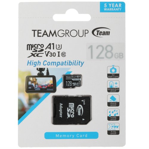 Карта памяти TEAMGROUP Dash Card microSDXC 128 ГБ [TDUSDX128GUHS03]