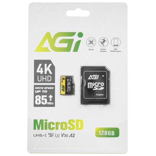 Карта памяти AGI TF138 microSDXC 128 ГБ [AGI128GGSTF138]