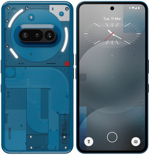 6.77" Смартфон Nothing Phone 3A 256 ГБ синий