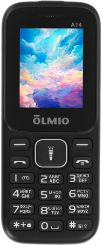 Сотовый телефон Olmio A14 черный