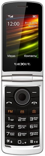 Сотовый телефон teXet TM-404 красный/серебристый