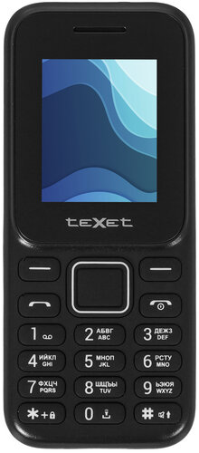 Сотовый телефон teXet TM-122 черный