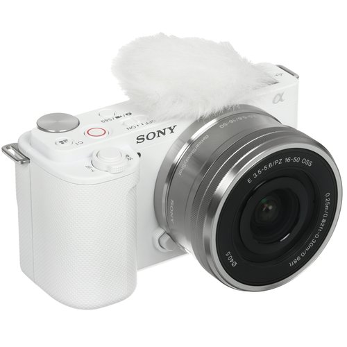 Беззеркальный фотоаппарат Sony Alpha ZV-E10 Kit 16-50mm белый