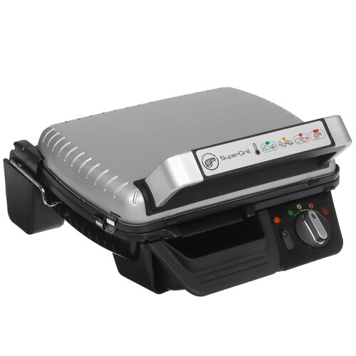 Гриль Tefal Supergrill GC450B32 серебристый