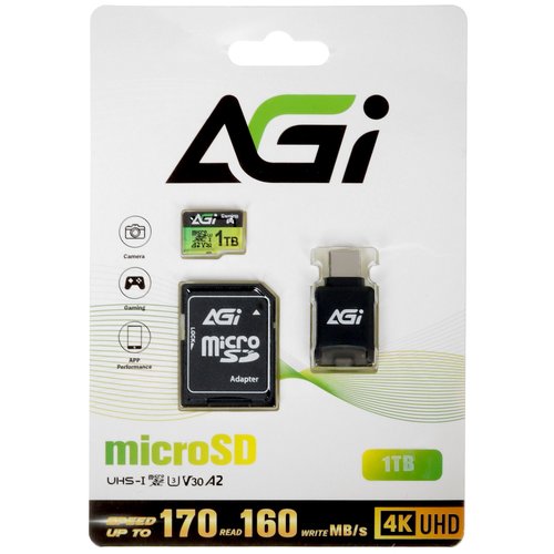 Карта памяти AGI TF138 microSDXC 1024 ГБ [AGI1T0G2CTF138]