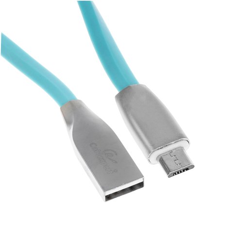 Кабель Cablexpert micro USB-B - USB Type-A голубой 1 м