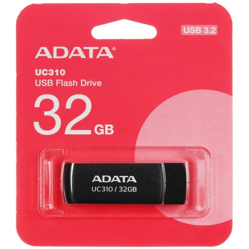 Память USB Flash 32 ГБ A-Data UC310 [UC310-32G-RBK]
