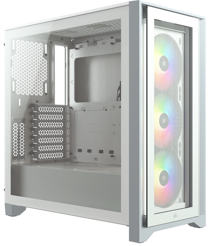 Корпус Corsair iCUE 4000X RGB [CC-9011205-WW] белый