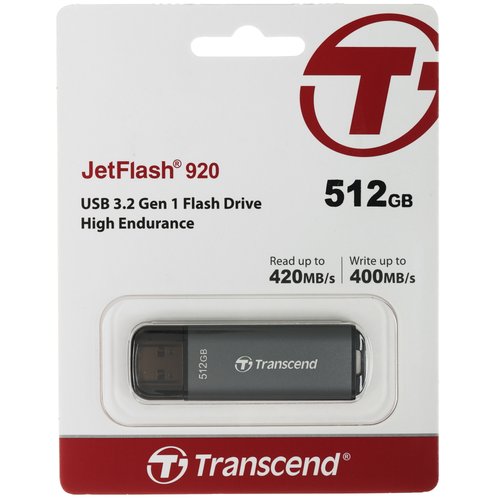 Память USB Flash 512 ГБ Transcend JetFlash 920 [TS512GJF920]