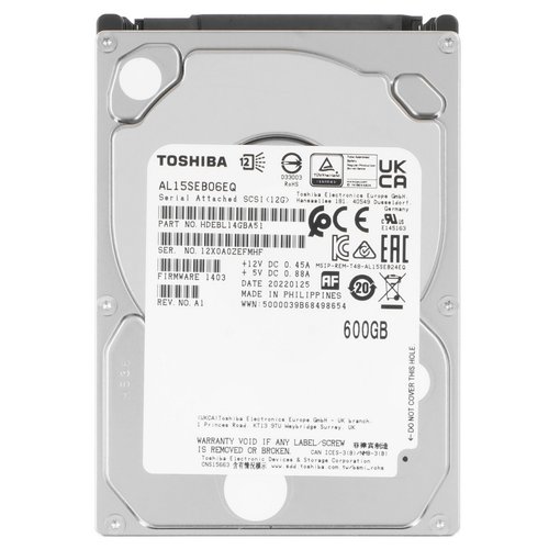 SFF (2.5") Серверный HDD Toshiba Enterprise Performance