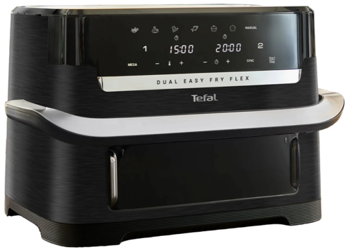 Аэрогриль Tefal Dual Easy Fry Flex EY9228E0 черный
