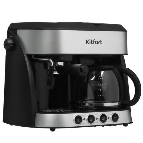 Кофеварка рожковая Kitfort КТ-7185 черный