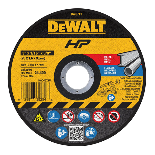 Kesish diski DeWalt DW8711