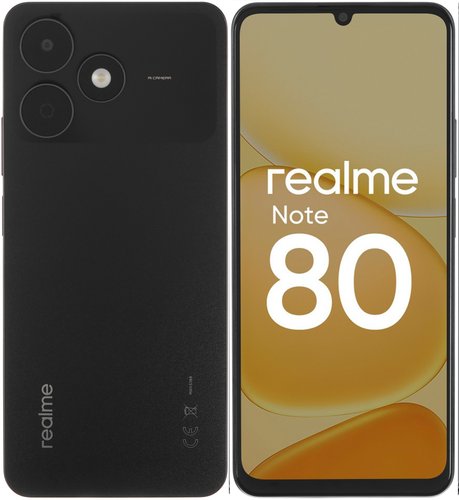 6.74" Смартфон realme Note 80 64 ГБ черный