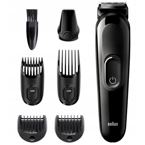 Триммер Braun MGK3235 черный/серебристый