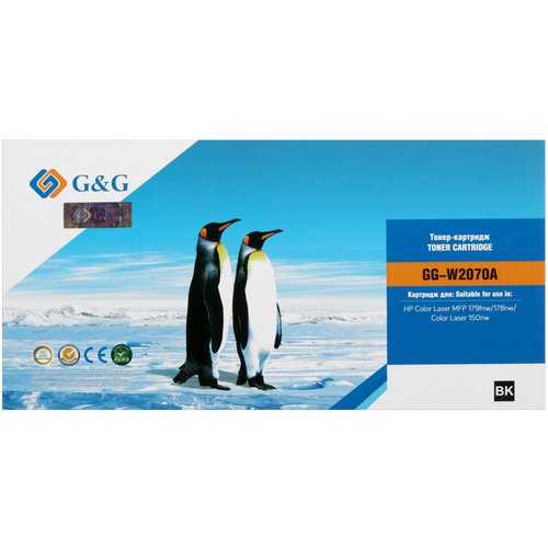 Картридж лазерный G&G GG-W2070A черный