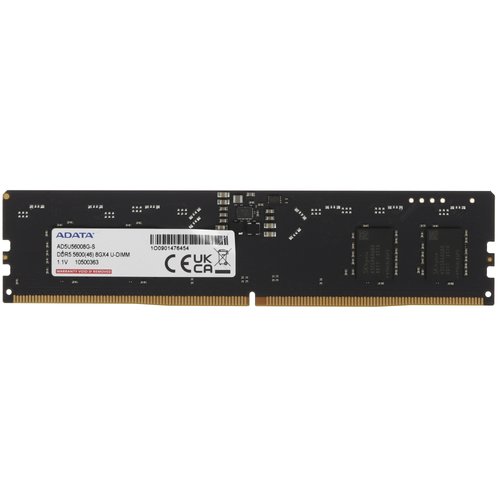 Оперативная память DDR5 UDIMM ADATA [AD5U56008G-S] 8 ГБ