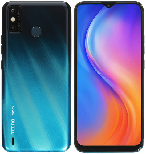 6.52" Смартфон Tecno SPARK 6 Go 32 ГБ зеленый