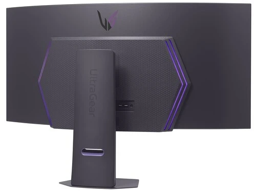 Монитор 45' LG UltraGear 45GX90SA-B OLED 3440x1440, 240 Гц, 0.03 мс, 21:9, 1300 кд/м² (пиковая), 2×HDMI 2.1, DP 1.4, USB-C (65 Вт PD), USB Hub, 3.5 Jack, динамики (2×7 Вт), DisplayHDR True Black 400, FreeSync Premium, G-Sync Compatible, изогнутый (800R), черный, фото8